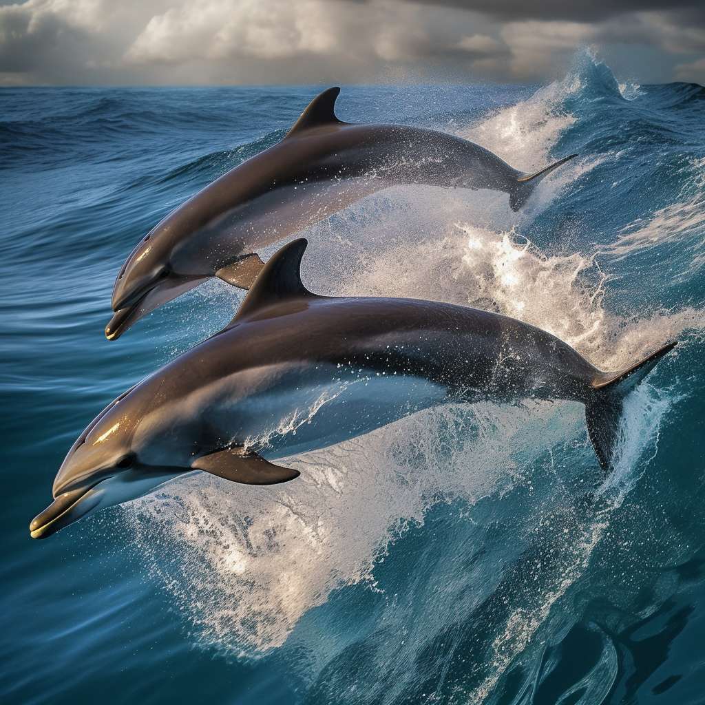 Perché i delfini saltano fuori dall'acqua