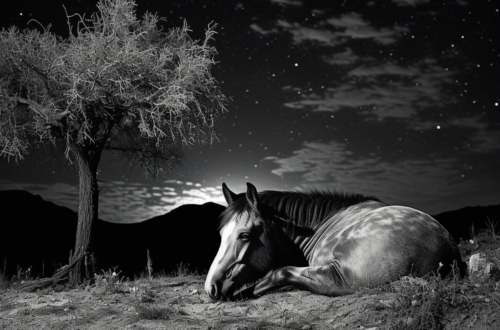 Perché il cavallo dorme in piedi