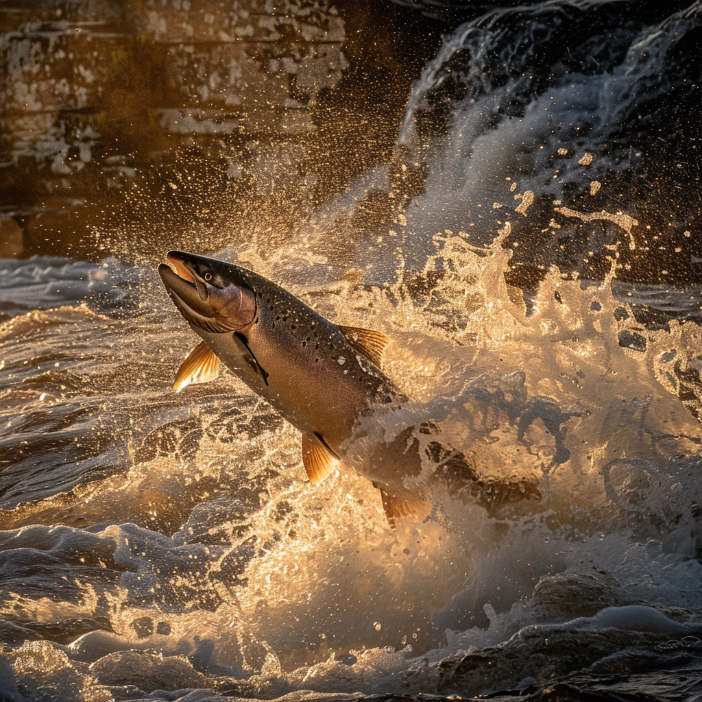 Perché il salmone risale i fiumi controcorrente