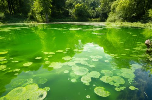 Perché l’acqua del laghetto diventa verde